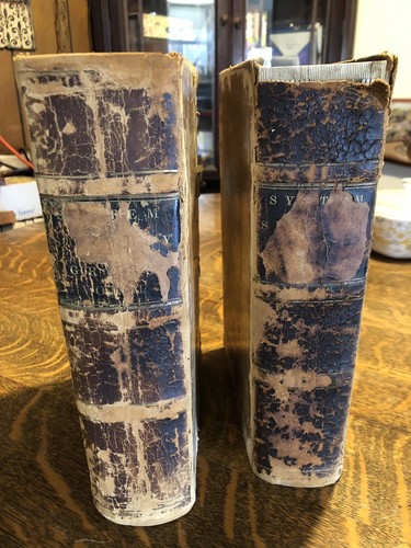 Antique Medical Books, System Of Surgery Gross Vol 1&2 1872 -Orig Leather W/ Adv