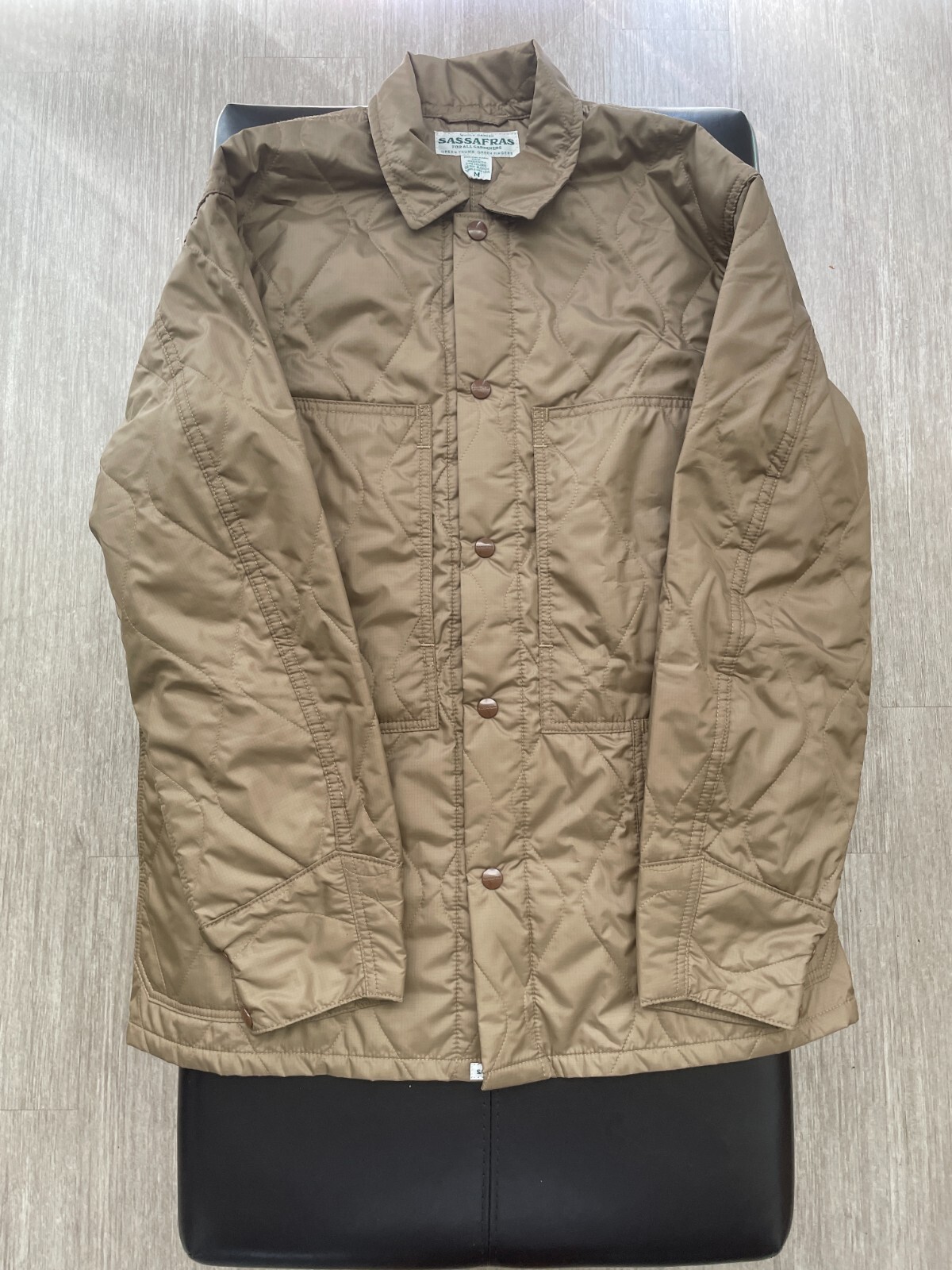 SASSAFRAS Men's Quilted Liner Jacket Medium Garden Workwear SASSAFRAS Men's Quilted Liner Jacket Medium Garden Workwear