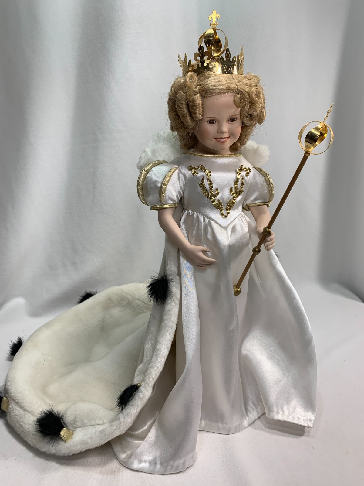 Shirley Temple LITTLE PRINCESS 1991 Porcelain Doll By Shirley Temple LITTLE PRINCESS 1991 Porcelain Doll By