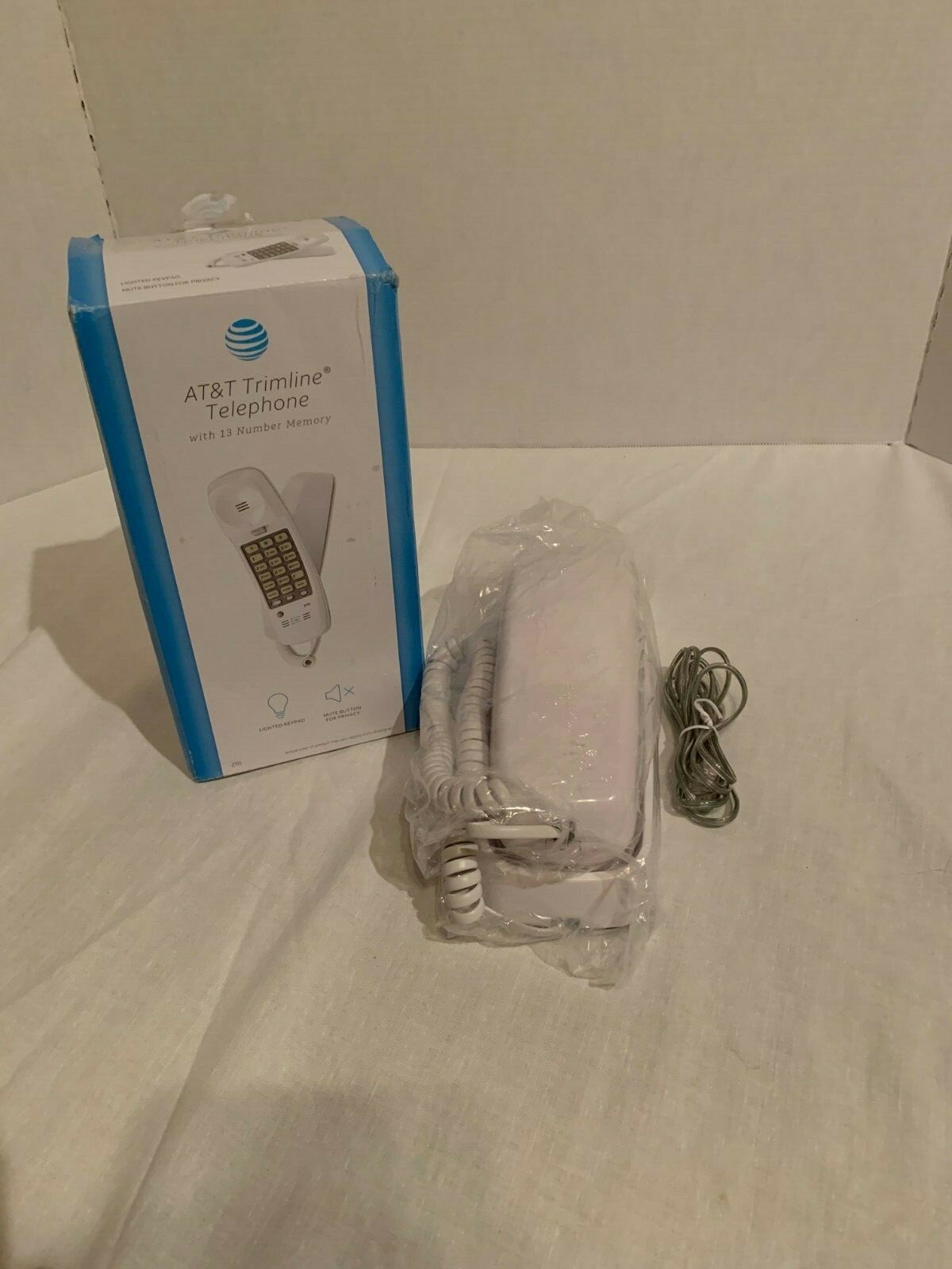 AT&T Trimline 210 1.9 GHz Single Line Corded Phone