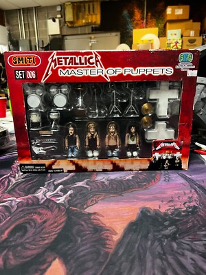 NEW- Metallica MASTER OF PUPPETS Action Figure Set 006 SMITI Playset S.E.G. 2004