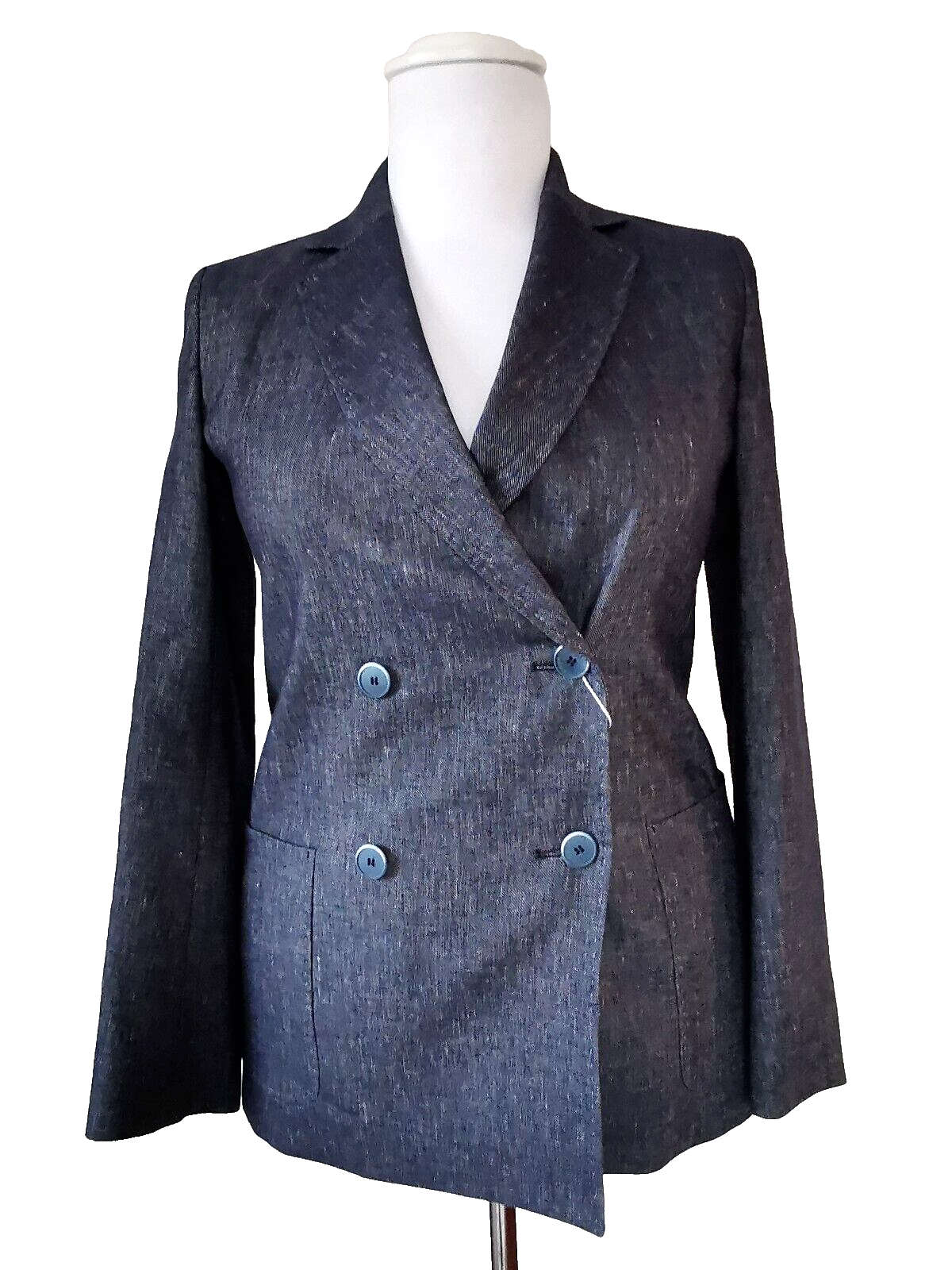 ジャケット Max Mara Denim-effect cotton blazer Brown Max Mara AGGUATI Denim-effect cotton blazer | REVERSIBLE