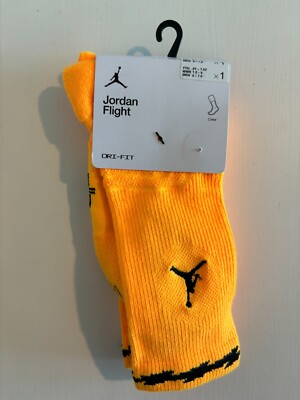 NEW Air Jordan Flight Zion Dri-FIT Crew Socks Medium Large