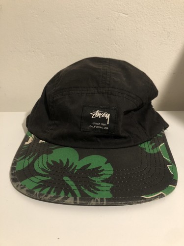 スケートボード stussy logo 5panel cap black スケートボード stussy logo 5panel cap black スケートボード
