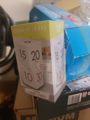Sharper Image 2 Piece Timer Cubes - Cooking, Exercising Timers
