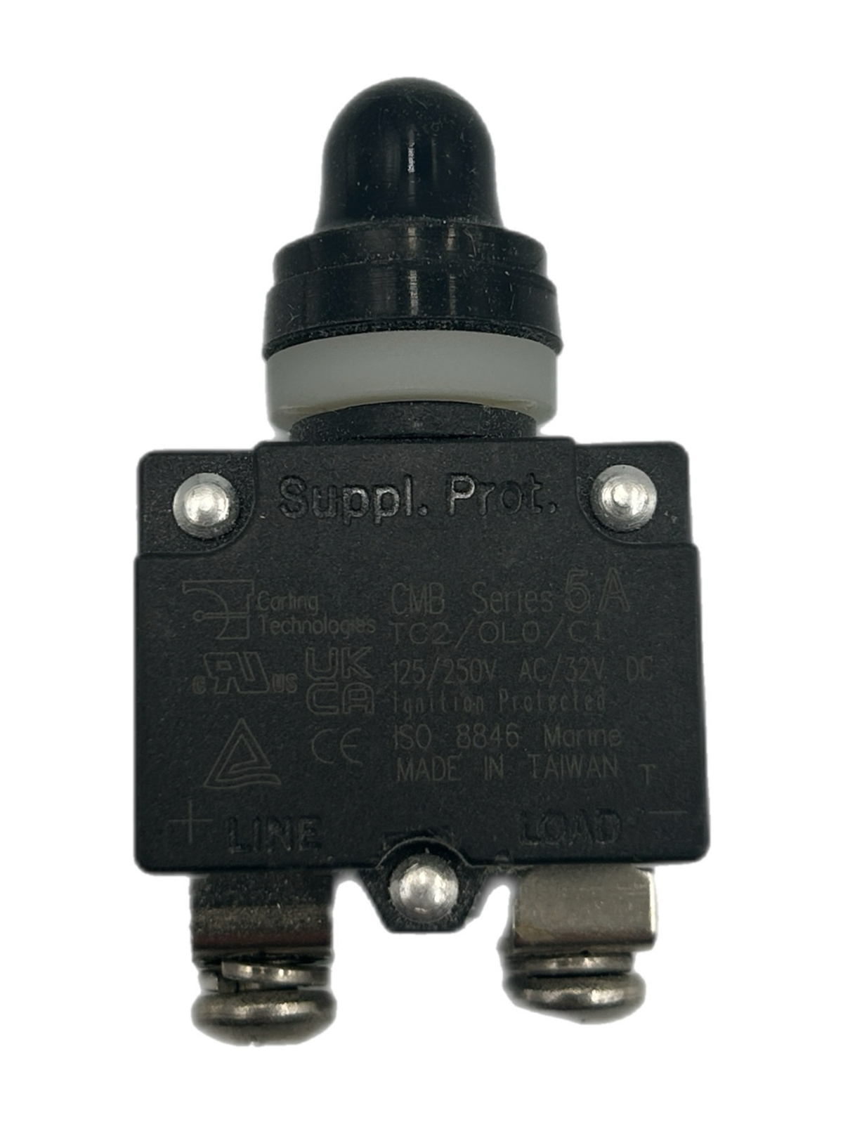 Carling 5 AMP 5A 125/250V AC/32V DC CMB Series Push Reset Breaker