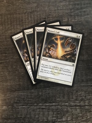 MTG 4x Master s Call x4 LP Mirrodin Besieged
