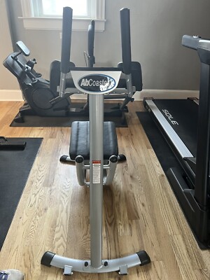 xtremepowerus abs abdominal exercise machine ab work out crunch roller fitness 315539263273