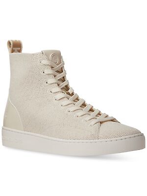 MICHAEL MICHAEL KORS Женские бежевые кроссовки на каблуке Edie на платформе 10 М