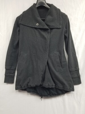 Lululemon Cozy Cuddle Up Asymmetrical Zip Gray Sweatshirt Jacket  Women s Size 4