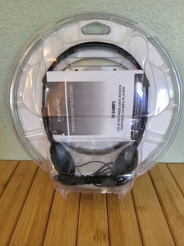 Supersonic CD/MP3 Player SC-240MP3 With Headphones Brand New In Package