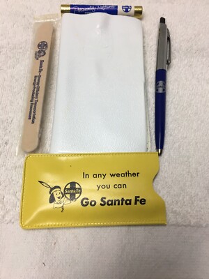 Santa Fe Railroad Welcome Passenger Gift 1972-1974 West Coast Trip