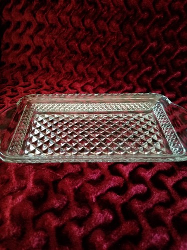 Lovely Cut Glass 5 piece.  Creamer, Sugar Bowl with Lid on Tray, Pitcher