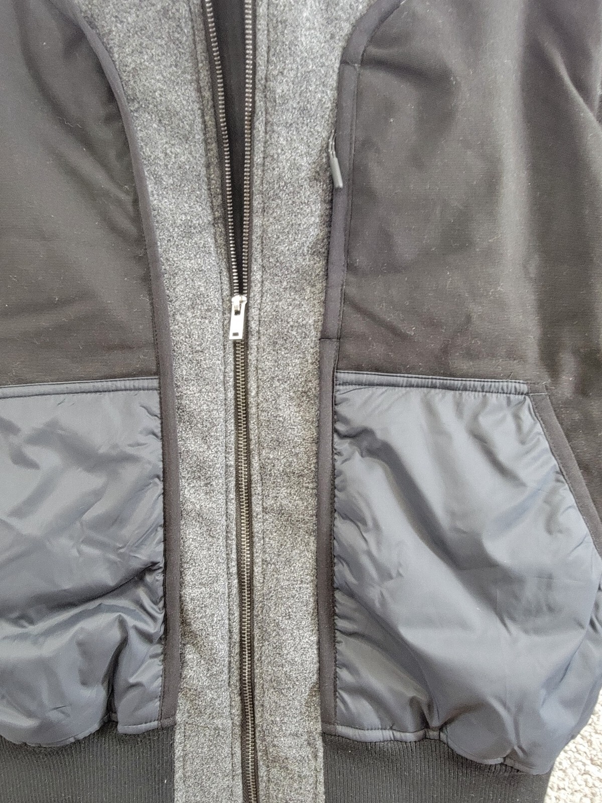 Bass Outdoor Hero Mixed Media Zip-Front Bomber Jacket Men's S Black Beauty L/S - Picture 9 of 17