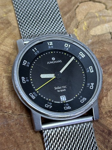 Vintage Germany watch JUNGHANS Solar TEC 10 Bar 14/4042 | eBay Vintage Germany watch JUNGHANS Solar TEC 10 Bar 14/4042 | eBay
