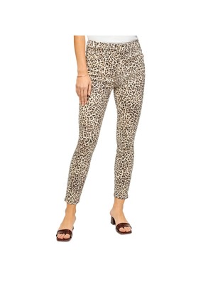 

Женские бежевые джинсовые джинсы скинни со средней посадкой Jen 7 By 7 For All Mankind для юниоров, Бежевый, 7G015352