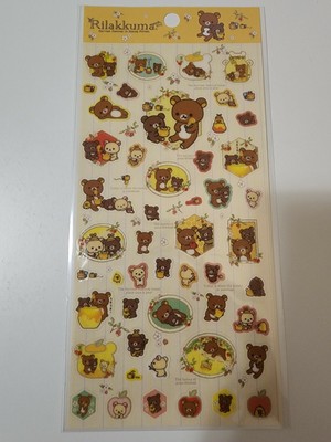 San-X Rilakkuma Stickers (2017) MADE IN JAPAN