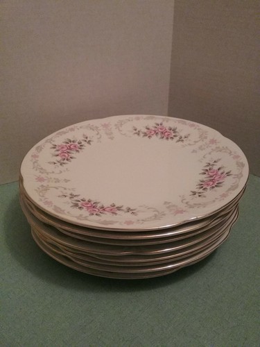 Vintage Harmony House Cascade 3682 Fine China White / Pink Japan