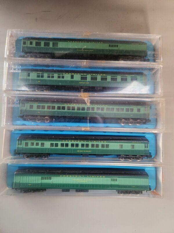 Lot Of 5 Crescent Limited Southern Passenger Car 