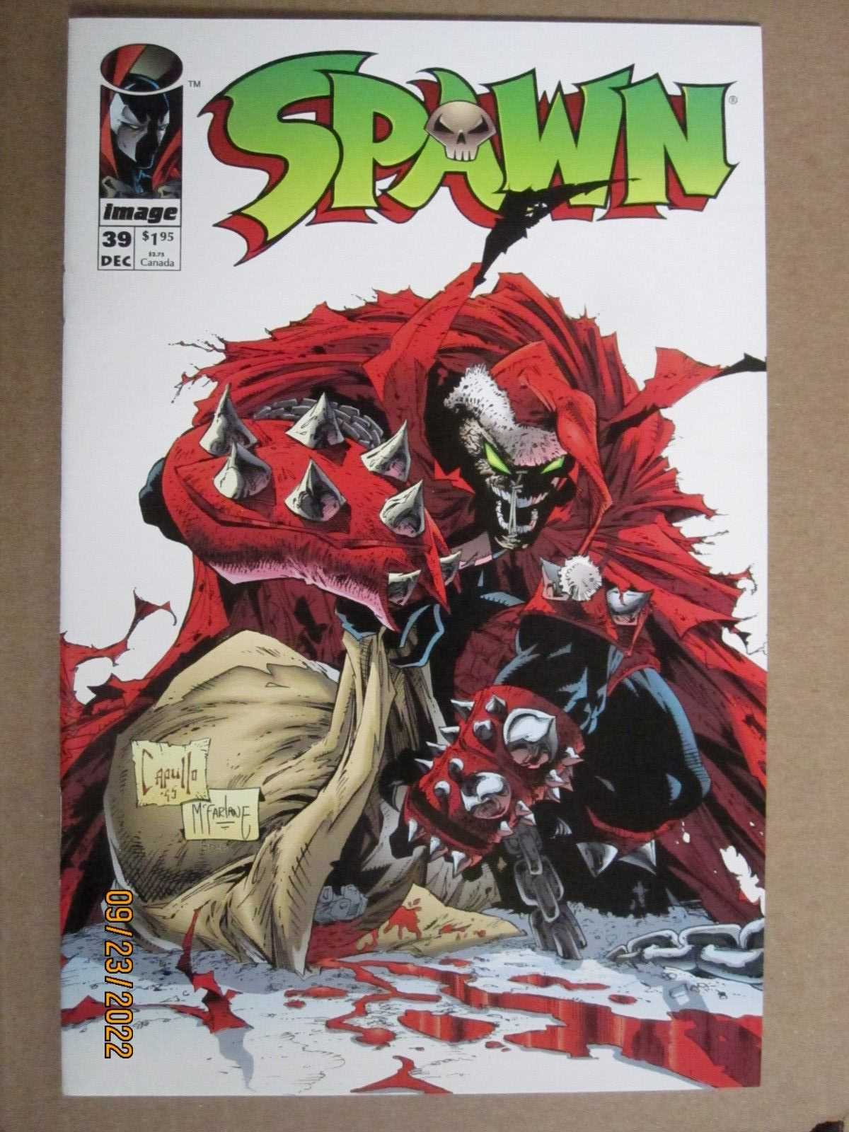 1995 IMAGE COMICS SPAWN #39 GREG CAPULLO & TODD MCFARLANE COVER | eBay