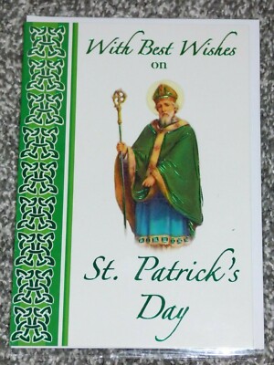 ST PATRICKS DAY CARD HAPPY ST. PATRICK'S DAY GREETING CARD TOP QUALITY CHOICE