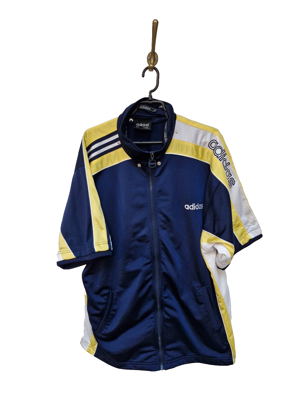 90's old adidas track short zip blouson Vintage Adidas Short