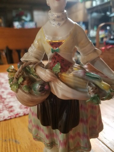 Royal Vienna Porcelain Maiden Figurine