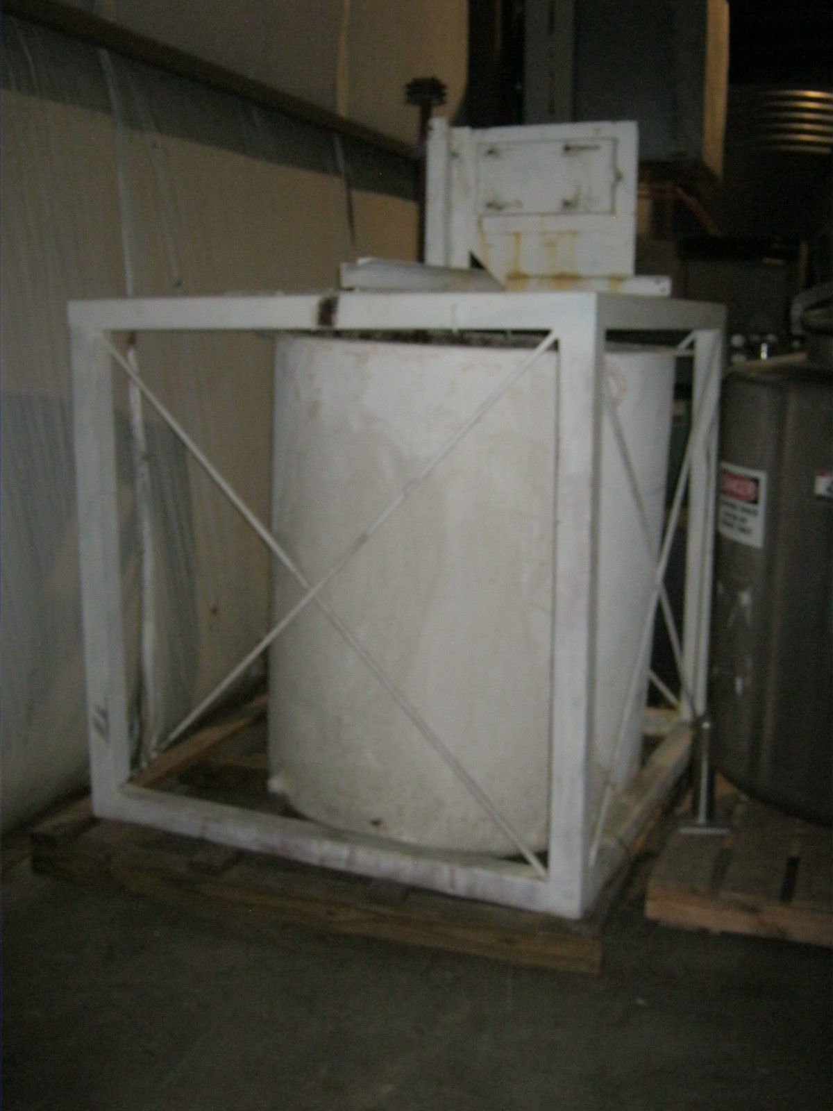 Steel Mixing Drum | Approximately 200 Gallons