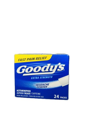 Goody's Extra Strength Headache Powder - 24 Sticks EXP. 08/2025
