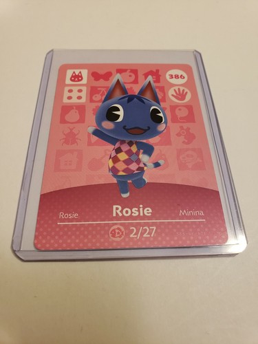 Rosie # 386 Animal Crossing Amiibo Card AUTHENTIC Series 4 NEW