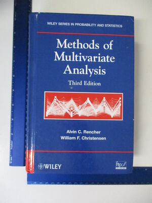 Methods of Multivariate Analysis - Rencher, Alvin C. - hardcover