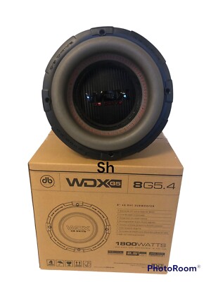 DB Drive WDX8G5.4 8'' Subwoofer / 1800 Watts / 4 Ω Dual Voice Coil New WDX8G5-4
