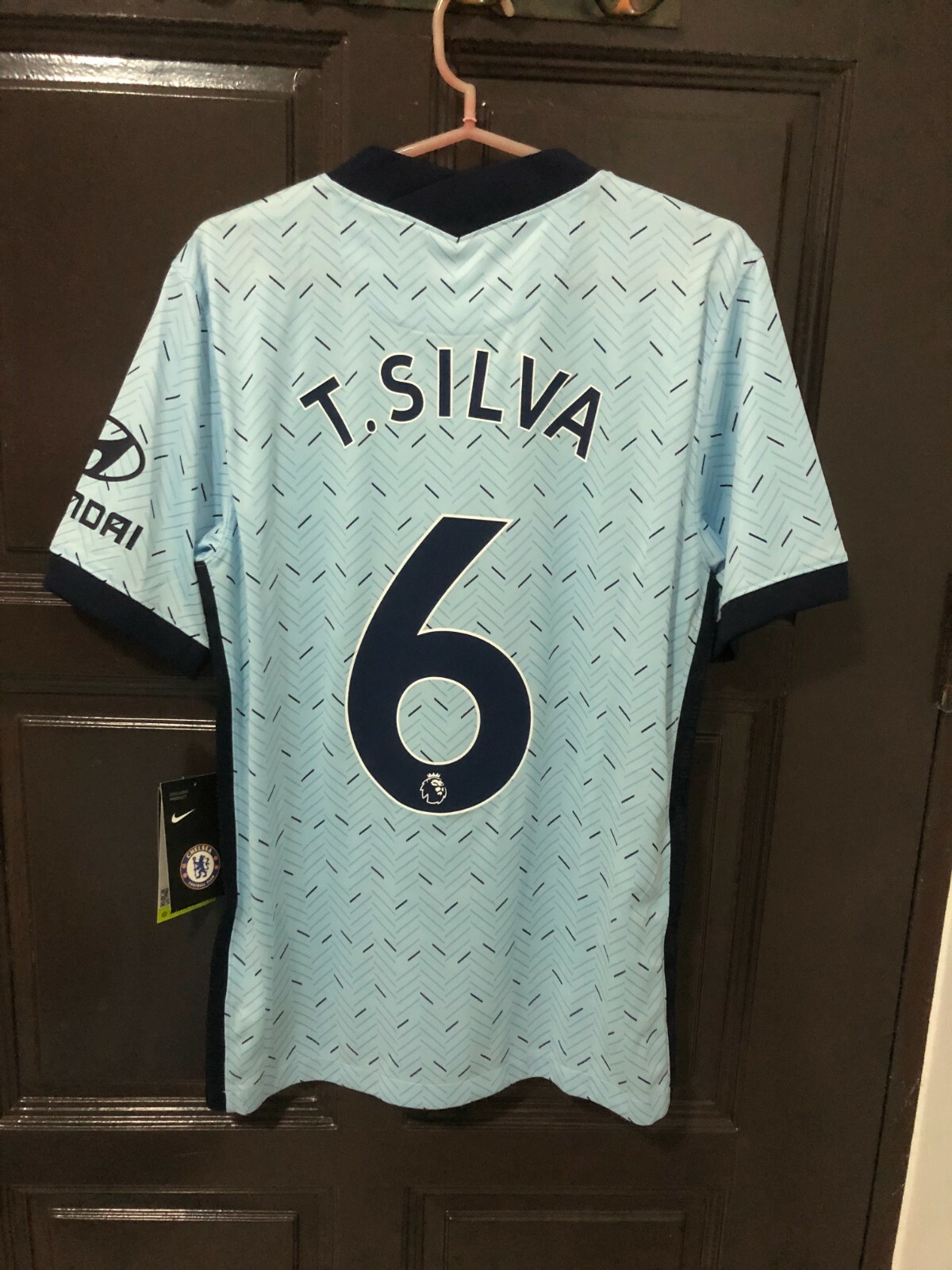 Chelsea 20/21 Away Jersey Thiago Silva 6 (T. Silva) Small