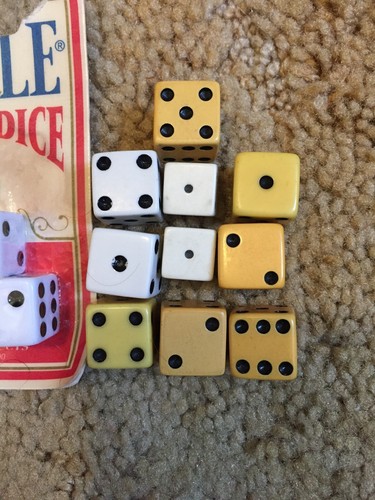 Vintage Hoyle Official Las Vegas Dice And Loose Dice Different Sizes
