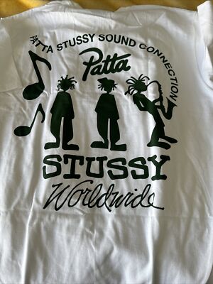 Stussy X Patta Sound Connection Tee White Size L