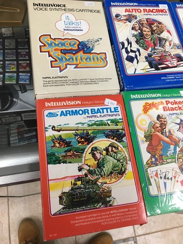 Lot of Intellivision Games in Original Boxes - Good Condition Complete 6 Total