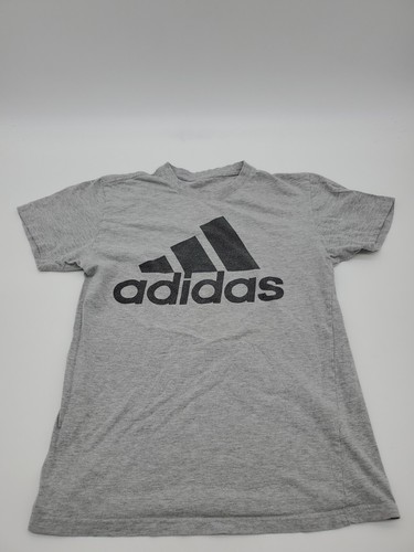 ☆Adidas☆Tape Waistband T-Shirt Grey adidas Boys' Moisture-Wicking Athletic T-Shirt Color Medium