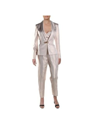 

IEENA FOR MACDUGGAL Женские вечерние брюки золотого цвета, Золотой, 26085