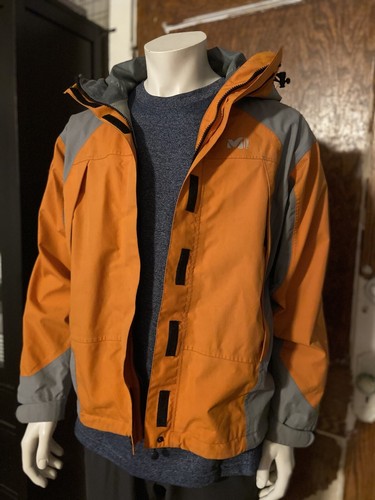 MILLET GORE-TEX XCR Orange/Gray Hooded Jacket Mens sz M | eBay MILLET GORE-TEX XCR Orange/Gray Hooded Jacket Mens sz M | eBay