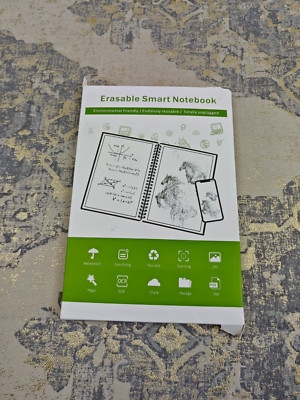 GUYUCOM Reusable Notebook A5 Lined, Quick Sketch Cloud Storage, Save, Organize