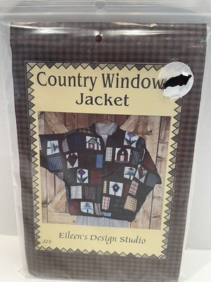 Eileens Design Studio Sewing/Quilting Custom Jacket COUNTRY WINDOWS Pattern