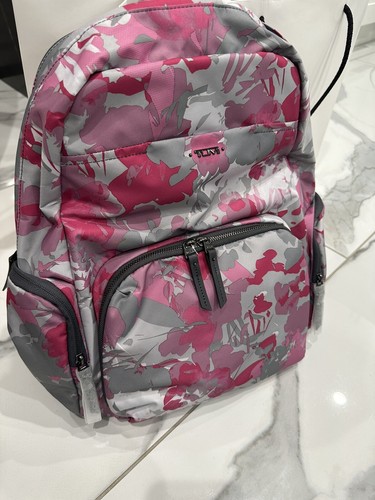 Tumi Meggie Raspberry Floral Backpack NWT. FREE SHIPPING