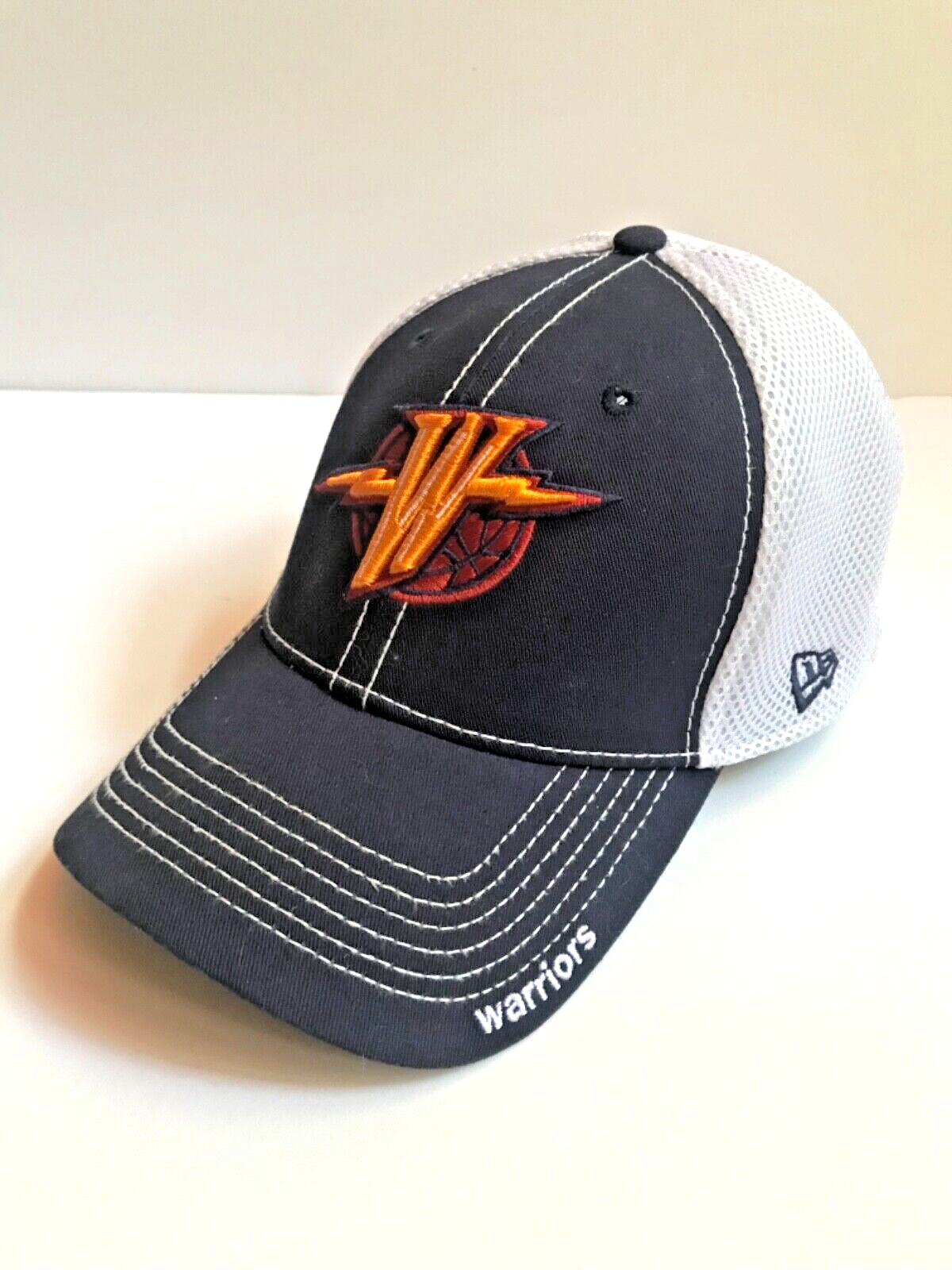 Golden State Warriors Retro 90's Hat Cap  New Era Dark Blue/