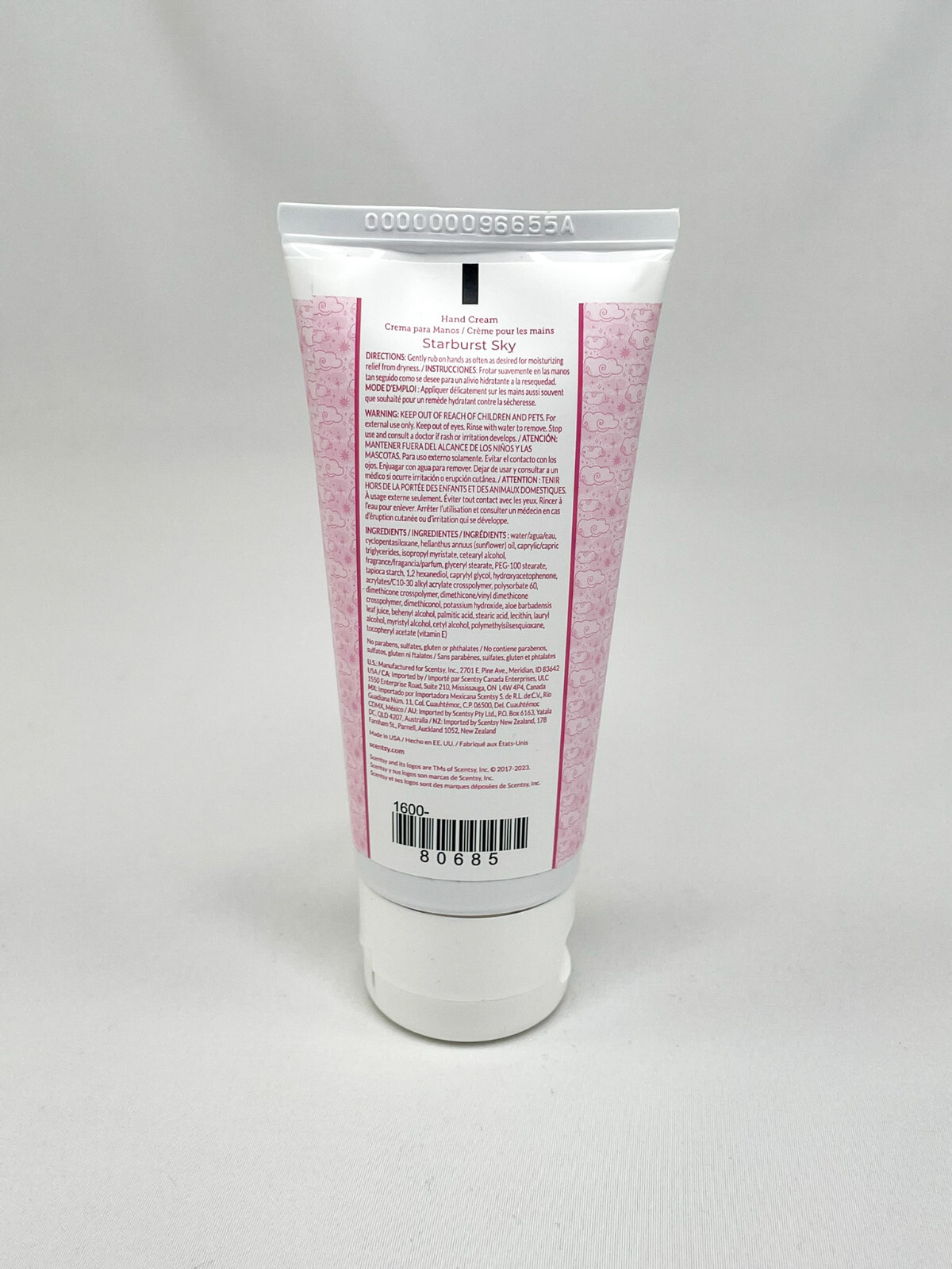 Scentsy Hand Cream 2.7 oz. Starburst Sky BRAND NEW, SEALED!