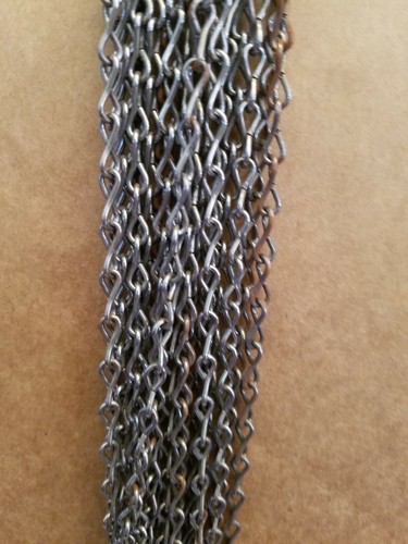 VINTAGE CORBIN #18 SINGLE IRON Jack Chain- 50 ft Box NOS (USA MADE)