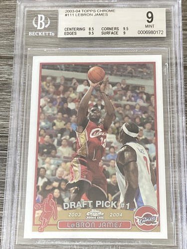 シングルカード 2003 Topps Chrome LeBron James #111 LeBron James 2003 Topps Chrome #111 Base Price Guide