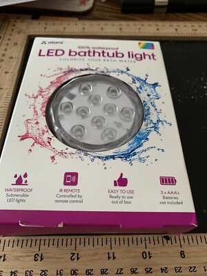 New Unopened Atomi LED Bathtub Light