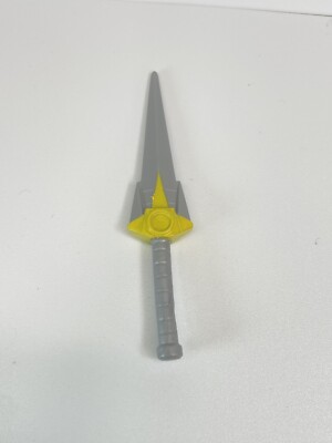 Imaginext Power Rangers Replacement Weapon Sword For Yellow Ranger No Figure