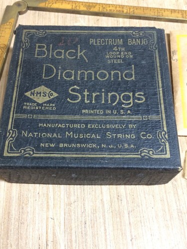 Vintage Black Diamond Banjo Strings NOS NIB