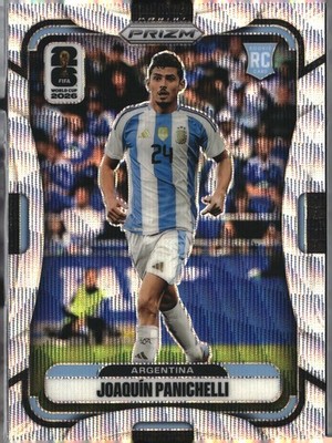 Panini 2026 Panini Prizm FIFA World Cup #6 Joaquin Panichelli Wave Prizms Rookie